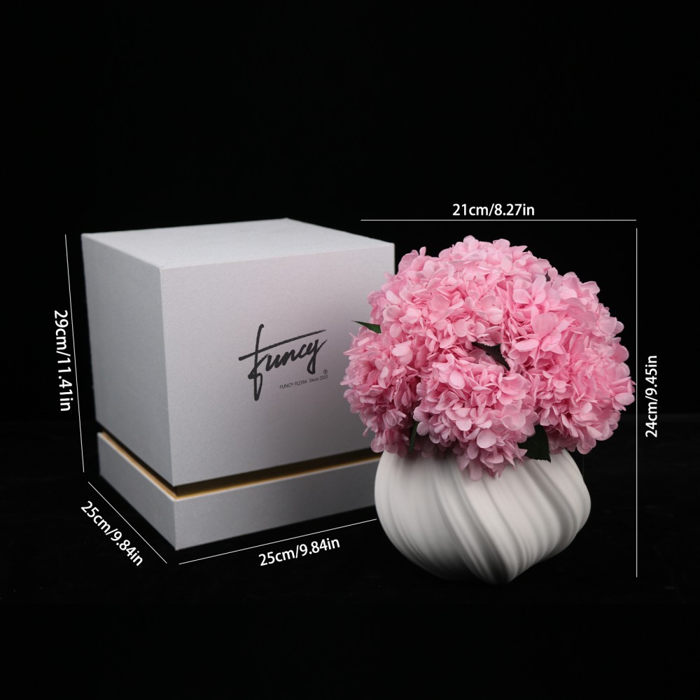 Hydrangea Dome with a spiral jar (2) Hydrangea Dome with a spiral jar (2)