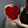 13 Roses in Heart Box