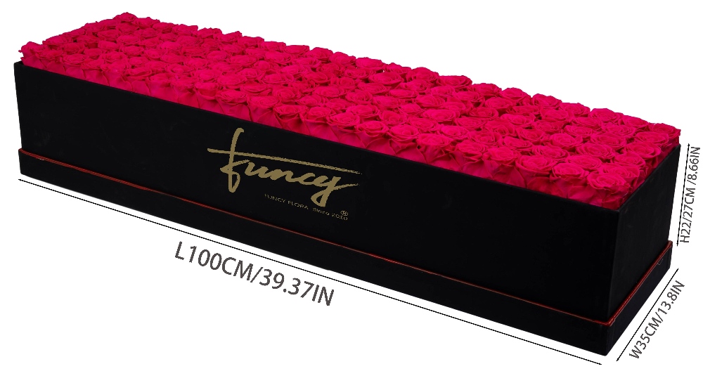 rose box size