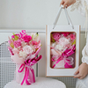 Preserved Rosy Pink Rose Bouquet 