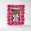 Acrylic Rose Photo Frame
