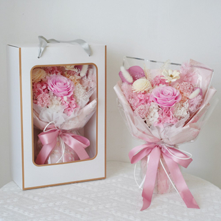 Preserved Light Pink Rose Bouquet