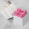 4 Roses in Square Box