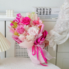 Preserved Rosy Pink Rose Bouquet 