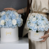 Rose Dome with Blue Hydrangea
