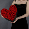 30 Roses in Heart Box
