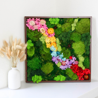 Preserevd Moss Art Frame