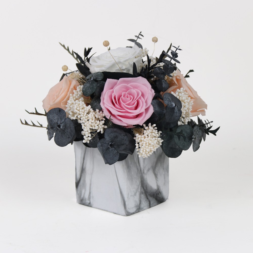 Chinese style jar flower dome (1)