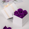 4 Roses in Square Box