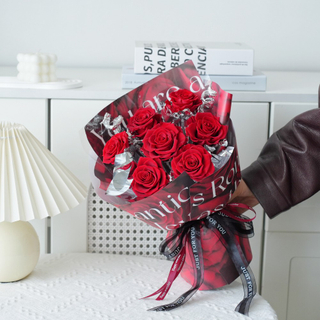 Preserved Red Roses Bouquet