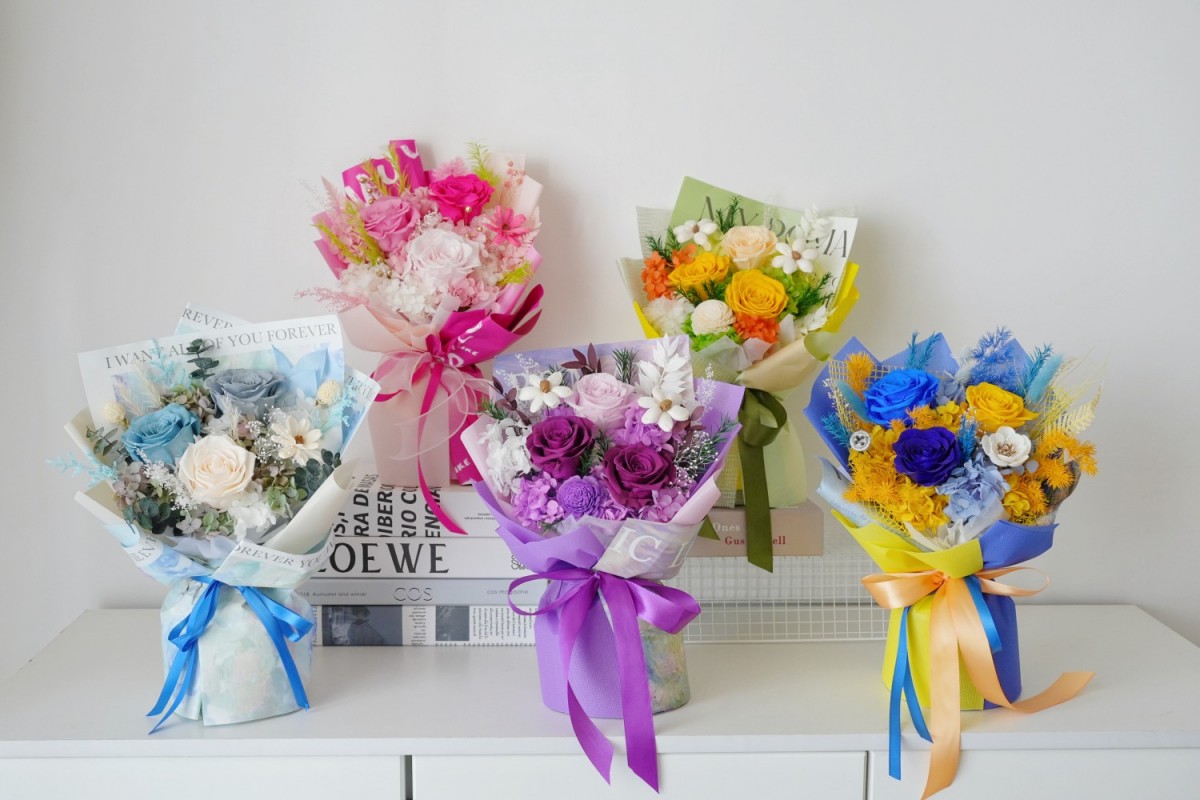 preserved rose bouquet (6)