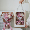 Preserved Card Powder Rose Bouquet