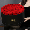 50 Roses in Round Box