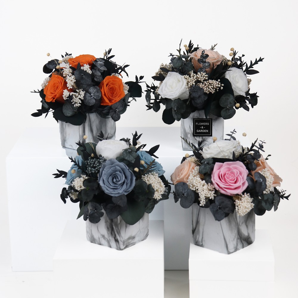 Chinese style jar flower dome (4)