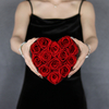 13 Roses in Heart Box