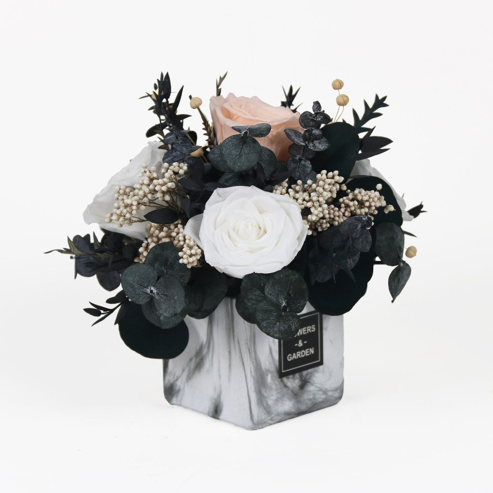 Chinese style jar flower dome (3)