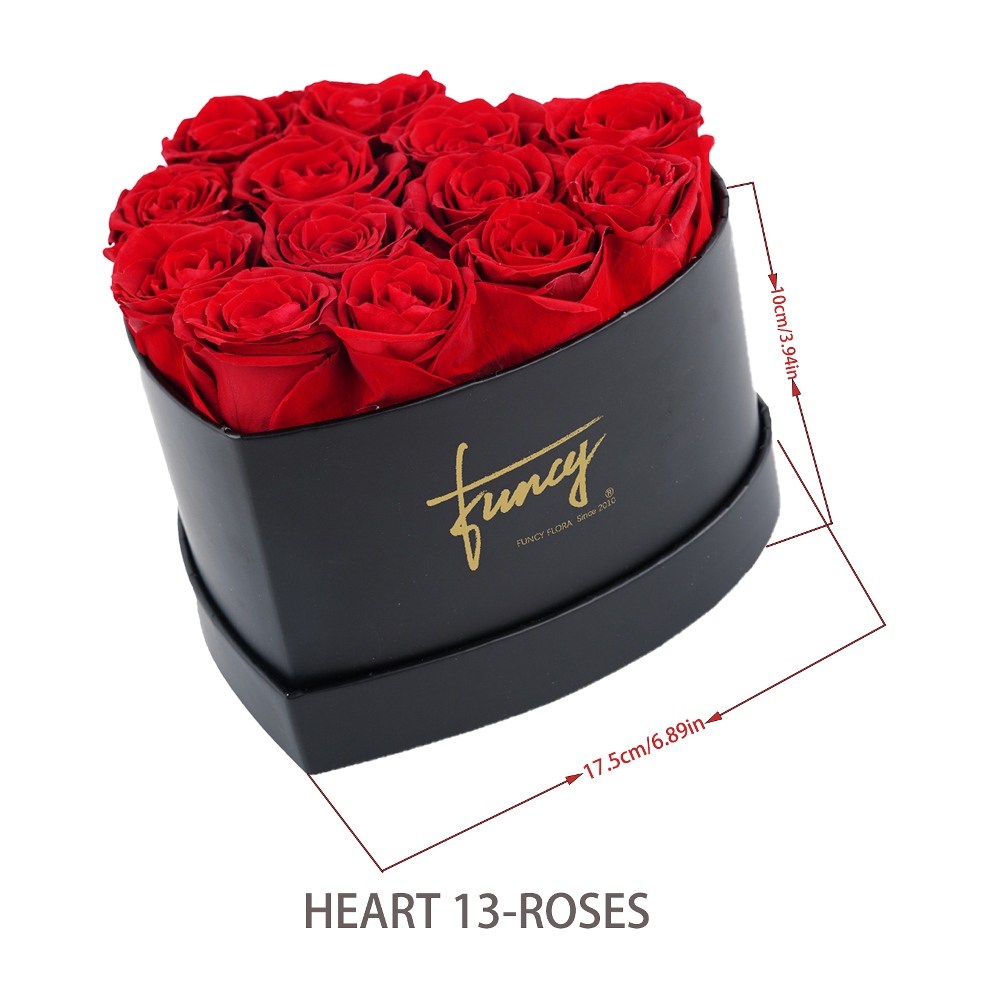 13 roses in heart box (1)