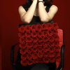 49 Roses in Square Box